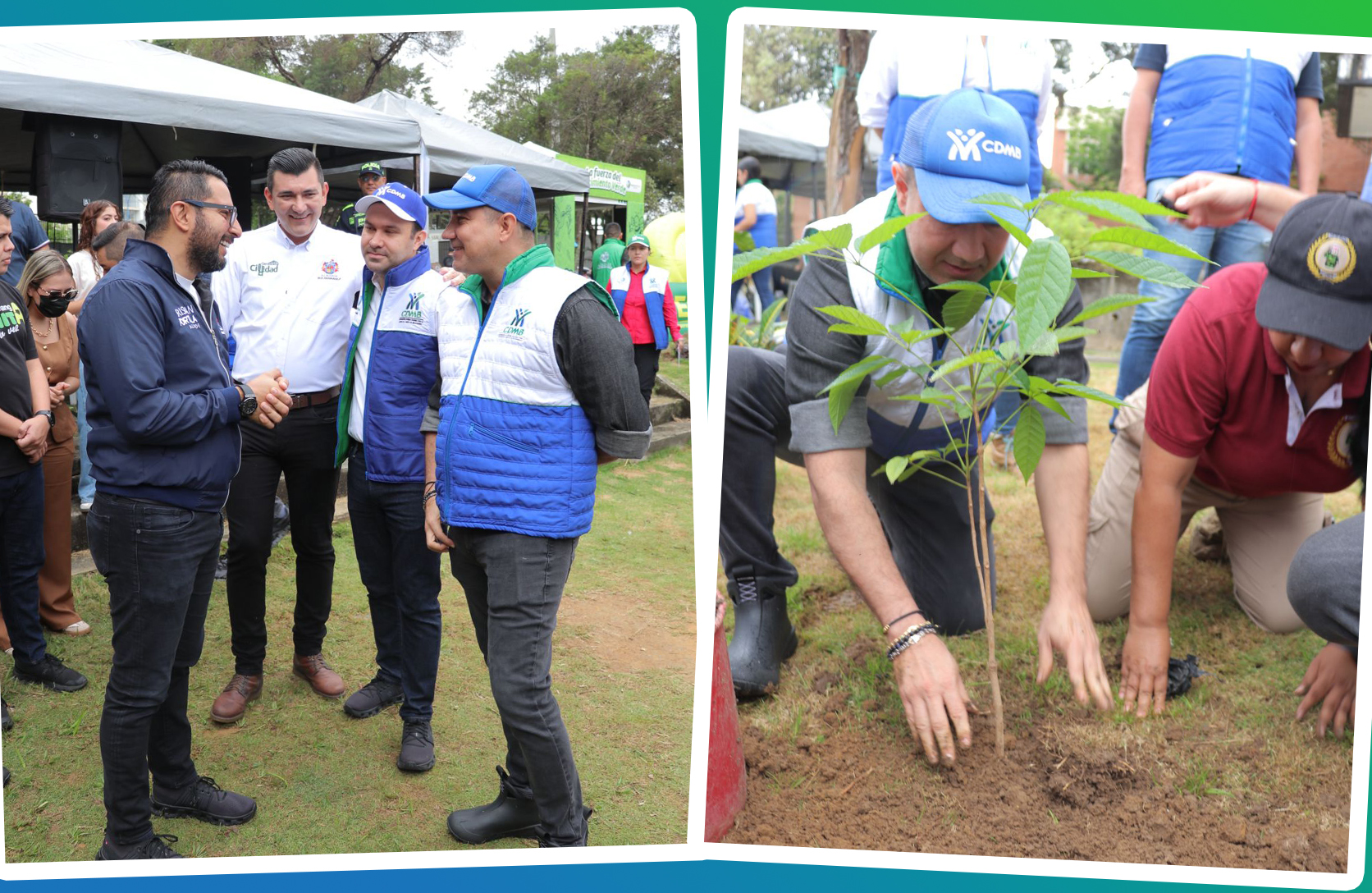   En el marco del Día Nacional del Árbol, CDMB y Alcaldía de Bucaramanga realizaron siembra de mil árboles en el Parque de la Vida